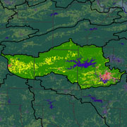 Watershed Land Use Map - Ouachita Headwaters