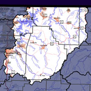 Watershed-Level Map - Upper White (Beaver)