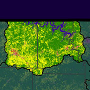 Watershed Land Use Map - Bull Shoals Lake