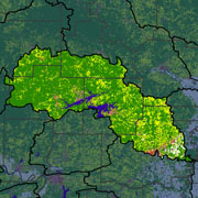 Watershed Land Use Map - Little Red