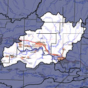 Watershed-Level Map - Dardanelle Reservoir