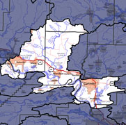 Watershed-Level Map - Lake Conway- Point Remove